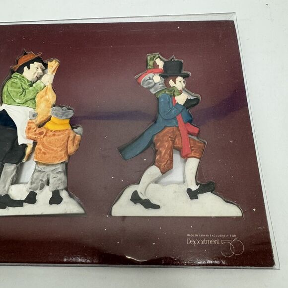 Dept 56 "A Christmas Carol" Cold Cast Porcelain Hand-painted Ornament Set Of 3 - Picture 4 of 6